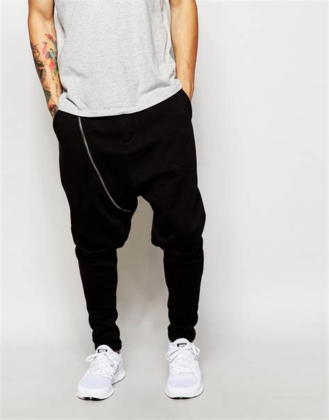 asos crotch joggers.